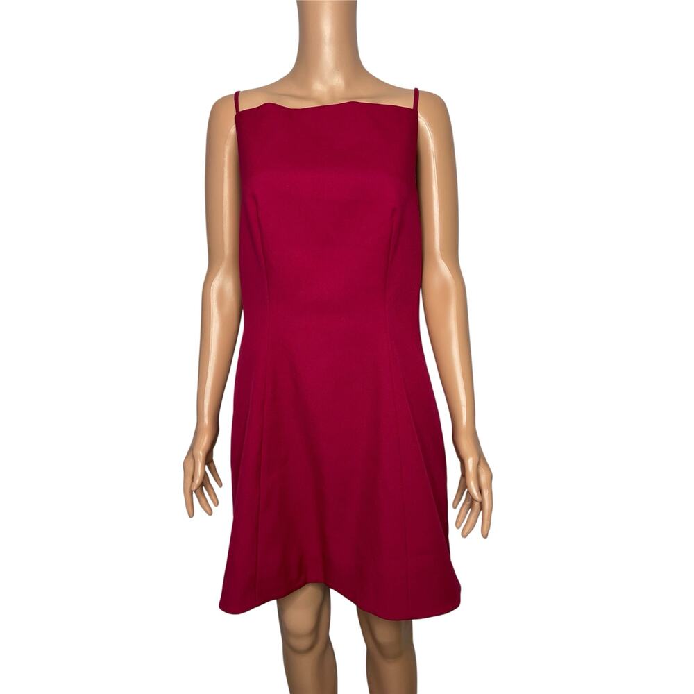 Anthropologie Mare Mare womens Square Neck Shift Mini Dress size L - Picture 3 of 10